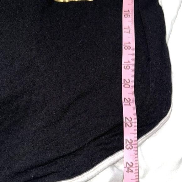 Perfectly Beautiful Imperfect Black & Gold Graphic Tee With White Piping Medium - Picture 10 of 10